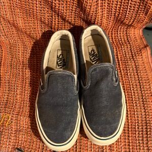Vans Men's Black Slip-On Shoes